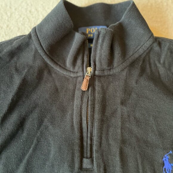 SOLD POLO Ralph Lauren Estate Rib Quarter-Zip Pullover M - Picture 4 of 10